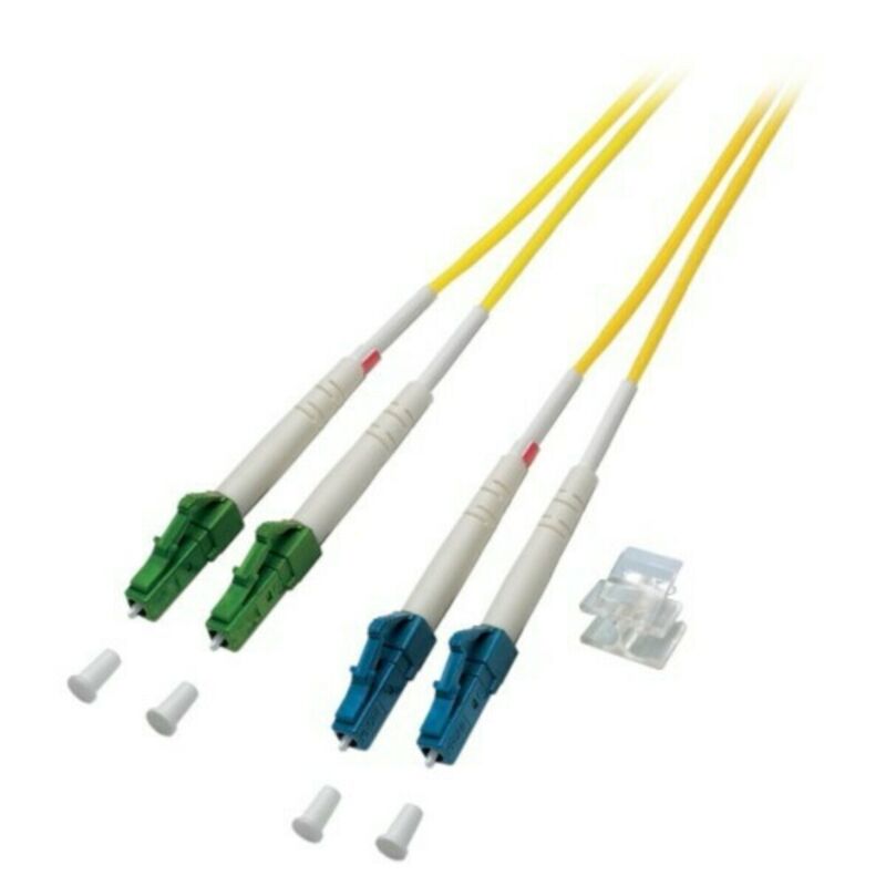 OS2 duplex fiberoptisk kabel LC/APC-LC 10m