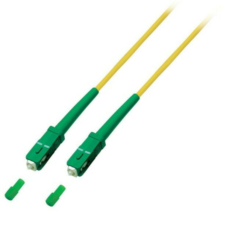 OS2 simplex fiberoptisk kabel SC/APC-SC/APC 15m