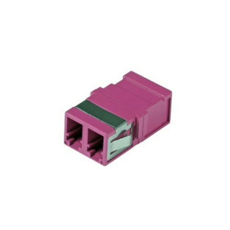 Multimode keystone-kobling LC-LC duplex lilla