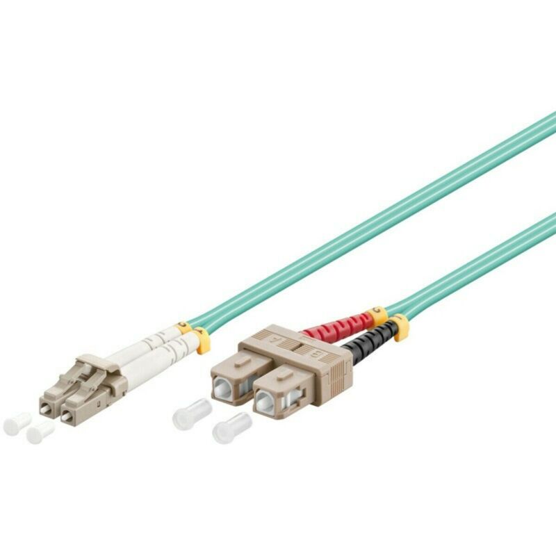 Fiberoptisk kabel LC-SC OM3 2m