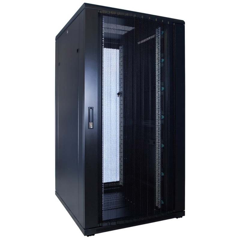 32U serverskab med perforeret dør 800x1200x1600mm (BxDxH)