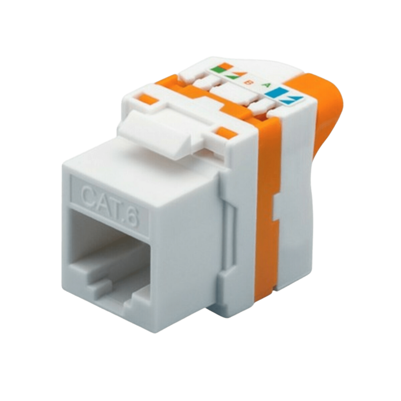 Cat6 UTP Keystone Connector - Værktøjsfri Twist