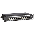 10 tommer CAT6 FTP patch panel - 12 porte
