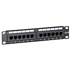 10 tommer CAT5e UTP patchpanel - 12 porte
