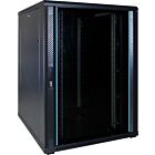 22U serverskab med glaslåge 800x1000x1200mm (BxDxH)