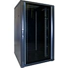 27U serverskab med glaslåge 800x800x1400mm (BxDxH)