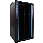 22U serverskab med glaslåge 600x600x1200mm (BxDxH)