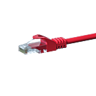 CAT5e UTP patch kabel 0,50m rød - CCA