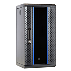 10 tommer 12U serverskab med glaslåge 312x310x618mm (BxDxH)