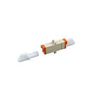 Multimode kobling E2000-E2000 simplex beige