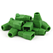 DANICOM RJ45 Kabelgennemføring Grøn - 10 stk