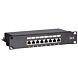 10 tommer CAT5e FTP patch panel - 8 porte