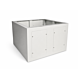 Sokkel til 19 tommer udendørs serverskab 600x800x400mm (BxDxH)