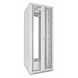 47U hvid serverkabinet med dobbelte perforerede for- og bagdøre 800x800x2200mm (BxDxH)