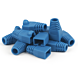 DANICOM RJ45 Kabelgennemføring Blå - 10 stk