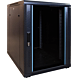 15U mini serverskab med glaslåge 600x800x860mm (BxDxH)