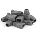 DANICOM RJ45 Kabelgennemføring Grå - 10 stk