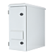 6U udendørs vægskab til lodret montering IP55 - 600x280x600mm (BxDxH)