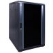 18U serverskab med glaslåge 600x800x1000mm (BxDxH)