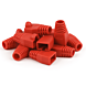 DANICOM RJ45 Kabelgennemføring Rød - 10 stk