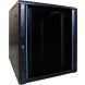 18U serverskab med glaslåge 800x1000x1000mm (BxDxH)