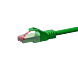CAT6 S/FTP (PIMF) patchkabel 0,25 m grøn