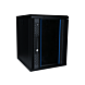 10 tommer 9U serverskab med glaslåge 370x450x486mm (BxDxH)