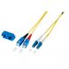 OS2 duplex fiberoptisk kabel LC-SC 3m