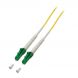 OS2 simpleks fiberoptisk kabel LC/APC-LC/APC 1m