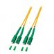 OS2 duplex fiberoptisk kabel SC/APC-SC/APC 20m