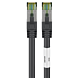 Cat8 S/FTP (PIMF) patchkabel 0,25m sort