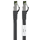 Cat8 S/FTP (PIMF) patchkabel 0,50m sort