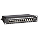 10 tommer CAT6 FTP patch panel - 12 porte