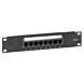10 tommer CAT6 UTP patchpanel - 8 porte