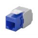 CAT6a UTP Keystone Connector - Værktøjsløs - Blå