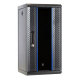 10 tommer 12U serverskab med glaslåge 312x310x618mm (BxDxH)