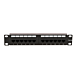 10 tommer CAT6a UTP patchpanel - 12 porte