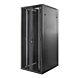 47U serverskab med dobbelt perforeret for- og bagdør 800x800x2200mm (BxDxH)
