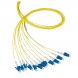 OS2 fiberoptisk pigtail gul LC/PC - 12 stk