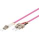 Fiberoptisk kabel LC-SC OM4 15m