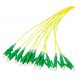OS2 fiberoptisk pigtail gul LC/APC - 12 stk