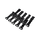 Kabelstrop - sort - 10 stk