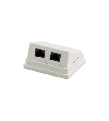 CAT5e UTP overflademonteret boks, hvid