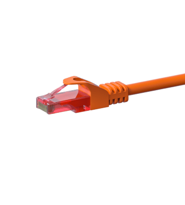 UTP CAT6 patchkabel 2m orange - 100% kobber