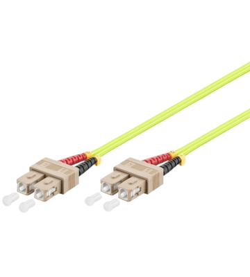 Fiberoptisk kabel SC-SC OM5 (laseroptimeret) 7,5m