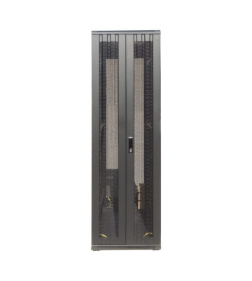 47U serverskab med dobbelt perforeret for- og bagdør 600x800x2200mm (BxDxH)
