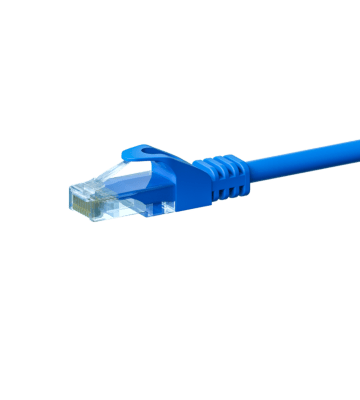 UTP CAT5e patchkabel 5m blå - 100% kobber