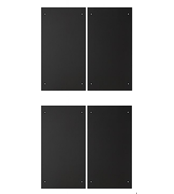 Datacentersæt med sidepaneler til 48U-skabe, 1200 mm dybe