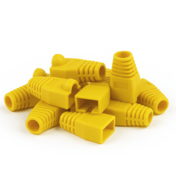 DANICOM RJ45 Kabelgennemføring Gul - 10 stk