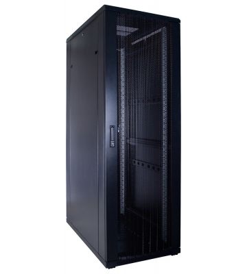 37U serverskab med perforeret låge 600x1000x1800mm (BxDxH)